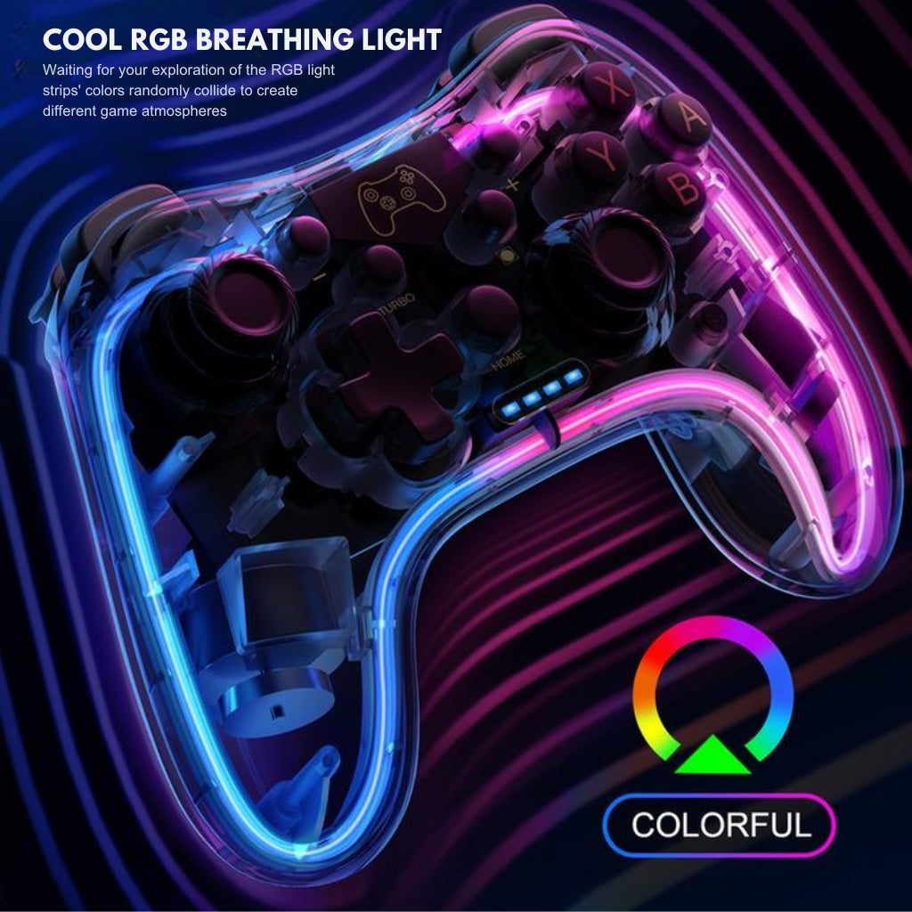 Wireless Switch Pro Controllers with RGB Light